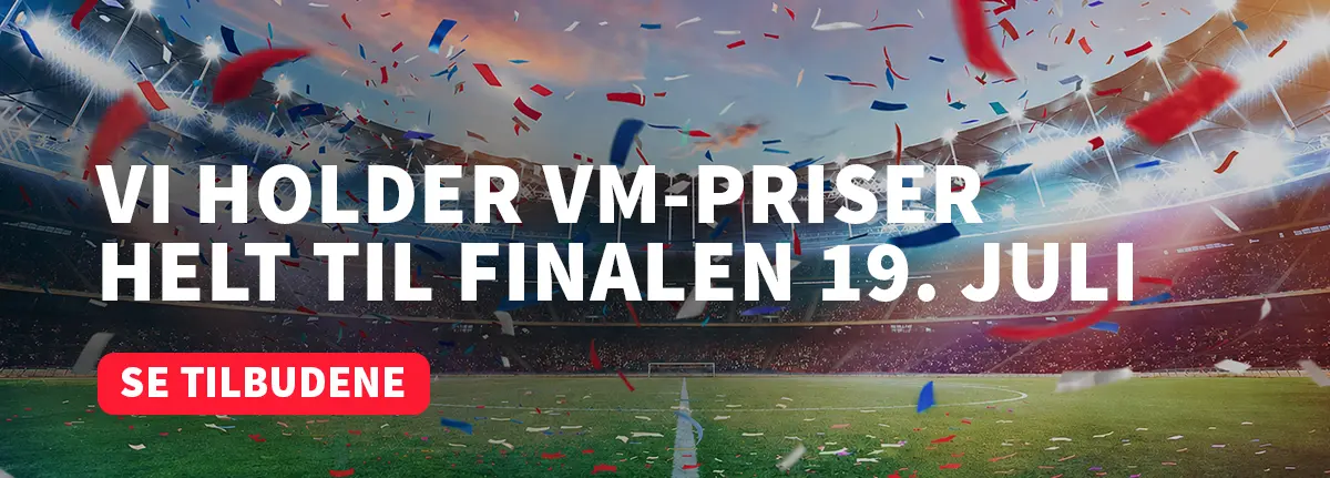 fotball-vm kampanje banner hos Soundgarden